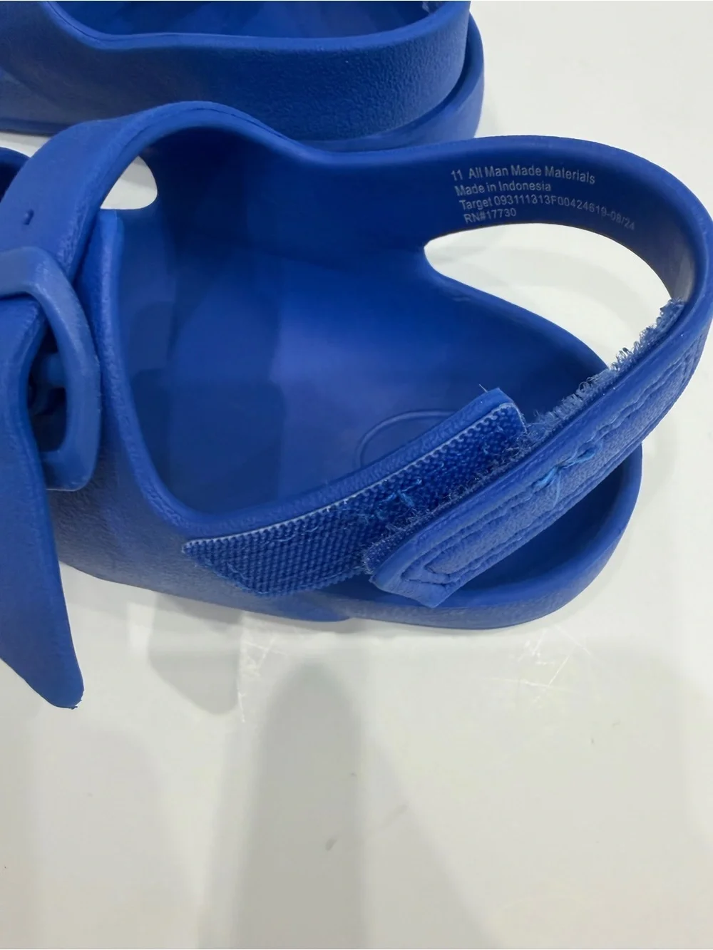 Cat & Jack Toddler Blue Double Buckle Sandals Size 11 Waterproof